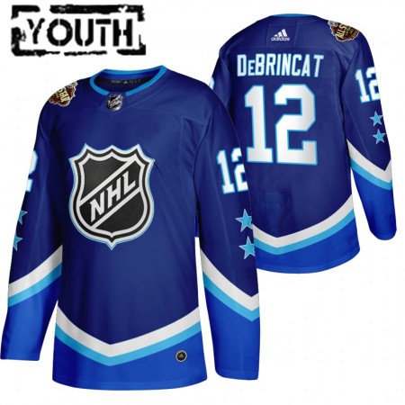 Chicago Blackhawks Alex DeBrincat 12 2022 NHL All-Star Blauw Authentic Shirt - Kinderen
